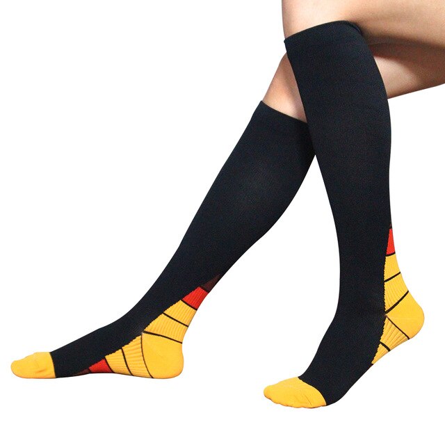 Orange Anti-Friction Compression Socks